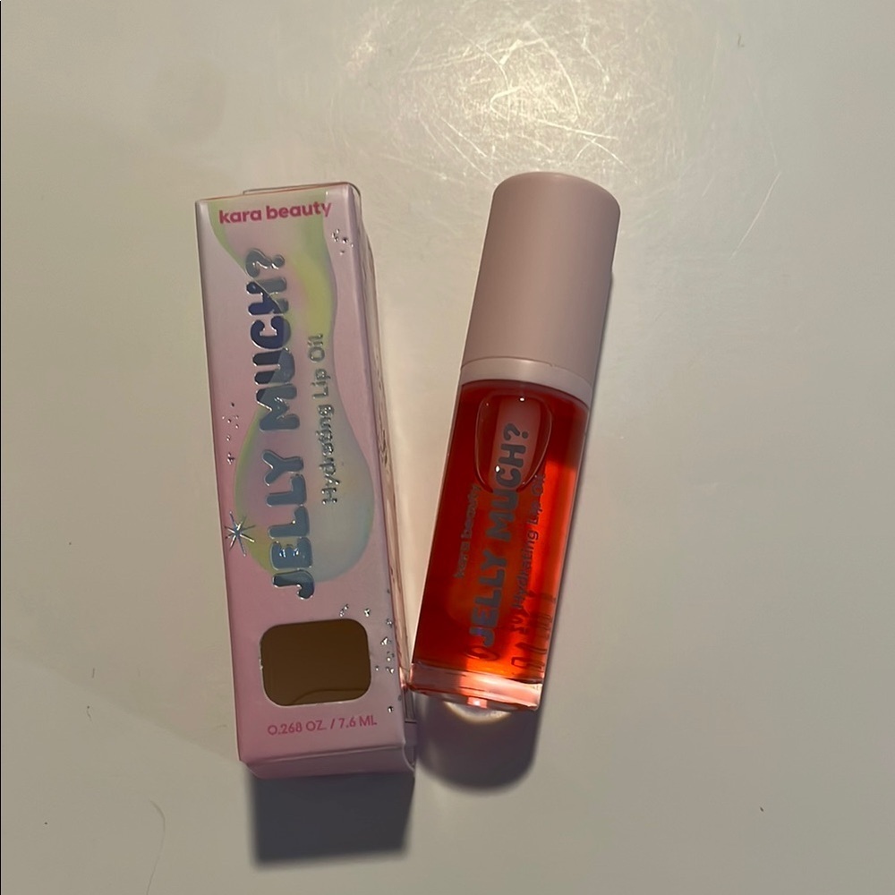 Kara Beauty Jelly Much? Hydrating Lip Oil - Bold Orange